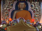 Центральная статуя Будды в калачакринском монастыре Намгьял