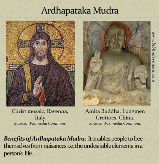 Буддийские мудры в христианстве - Ардхапатака Мудра