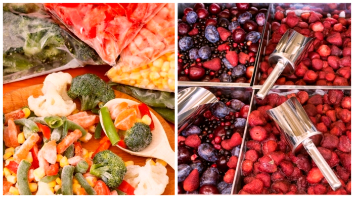 Свежезамороженные фрукты, овощи и ягоды - То, что точно не навредит зимой.