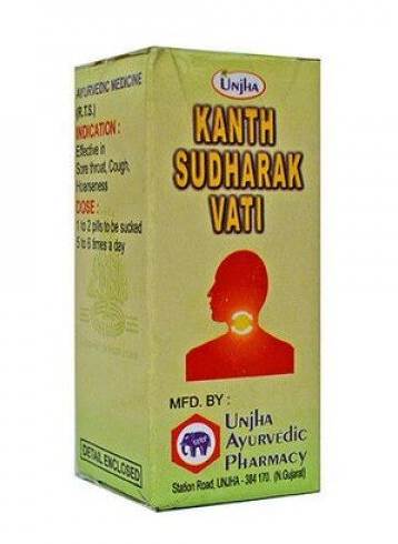 Кантх Судхарак вати / Unjha Kanth Sudharak Vati таблетки 10 гр