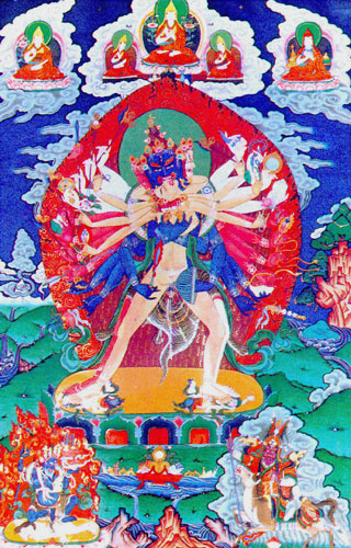 Калачакра божество медитации, йидам Калачакра-тантры