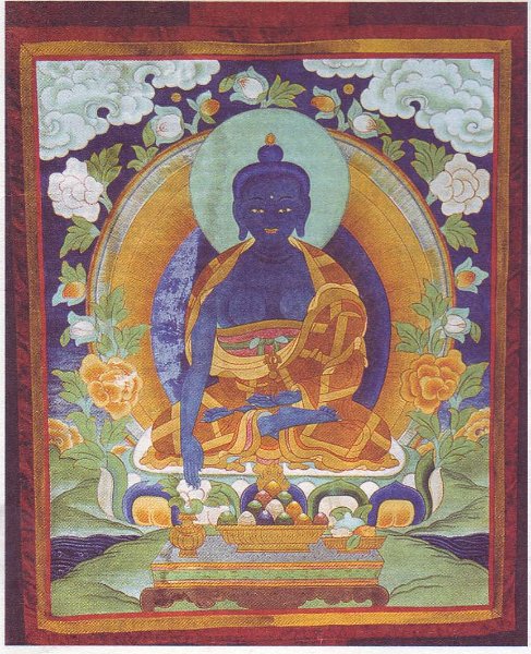 Будда Акшобья. Танка, Бурятия.