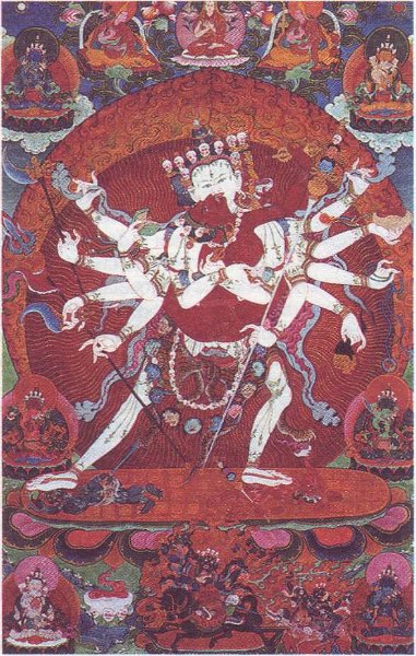 Шричакрасамвара. Танка. Тибет.