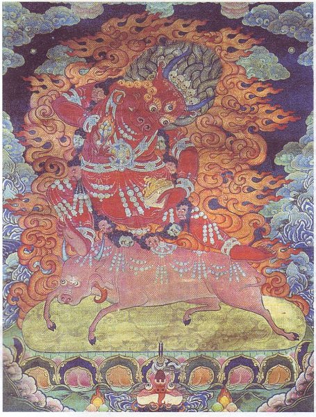 Гухьясадхана Дхармараджа. Танка. Монголия