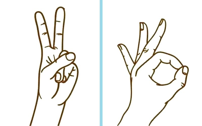 Упражнения для развития памяти - Знаки пальцами