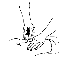 Некоторые приёмы обдавливания внутренних органов, применяемые в методе висцерального массажа (висцеральной хиропрактики).